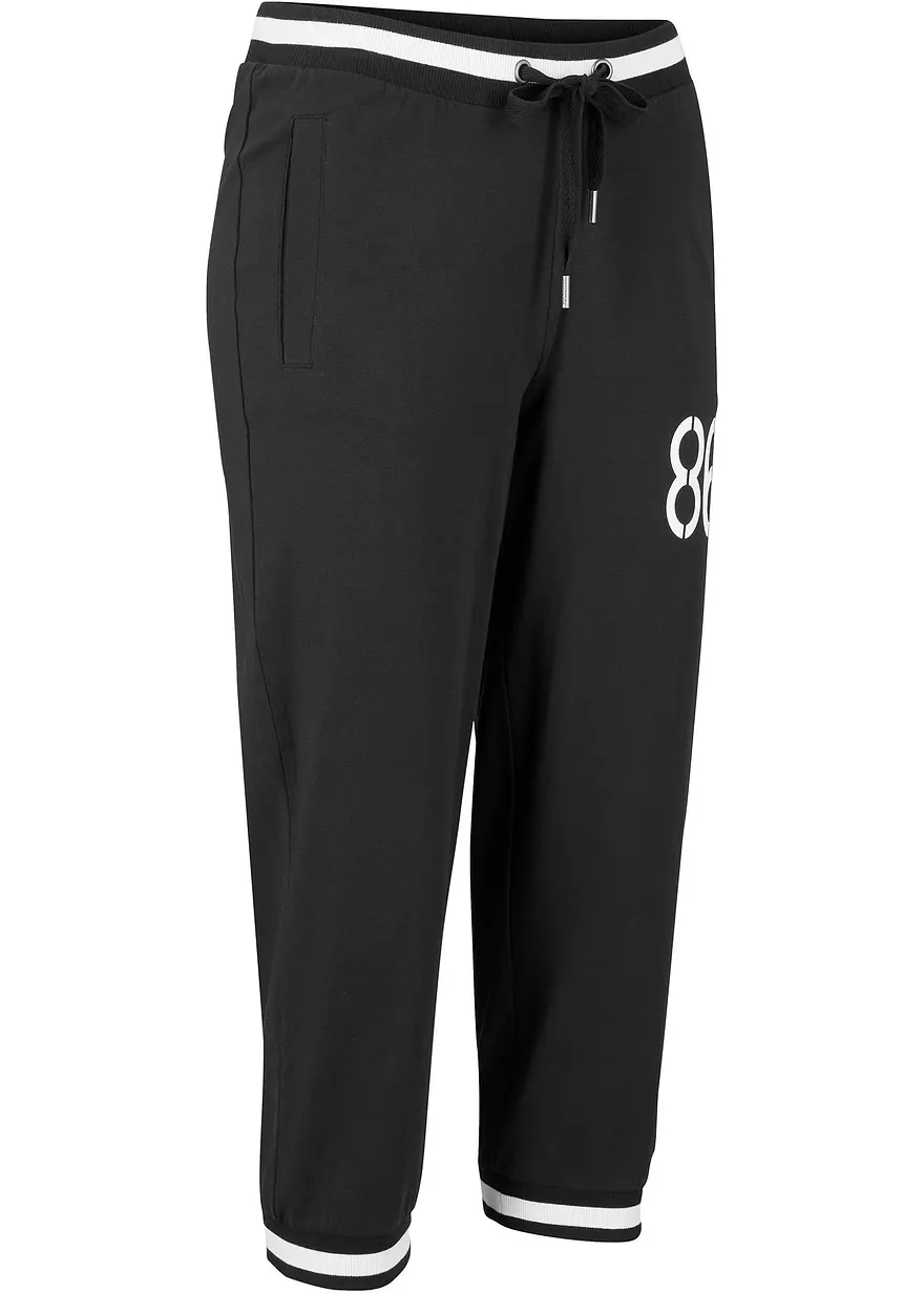 Jogginghose, 3/4-Länge aus Baumwollmix