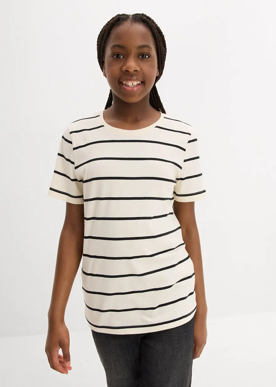 T-Shirt aus reiner Bio-Baumwolle (2er Pack)
