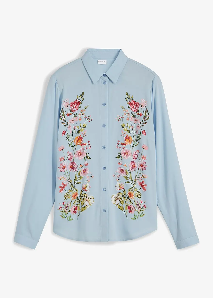 bedruckte Bluse