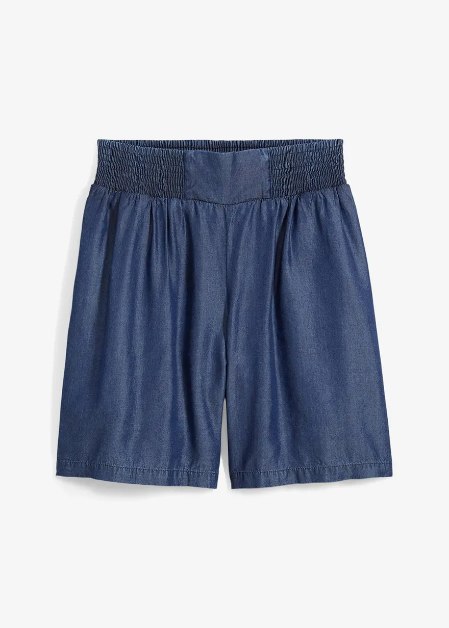 Schlupf-Shorts mit Smockbund