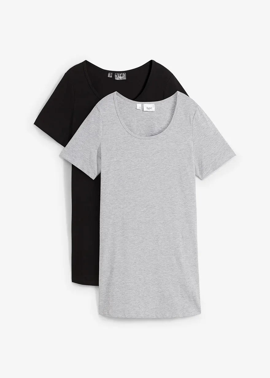 Long-Shirt, 2er-Pack
