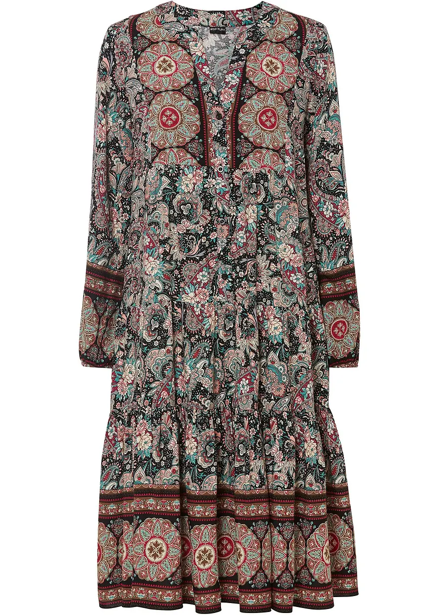 Bedrucktes Tunika-Kleid