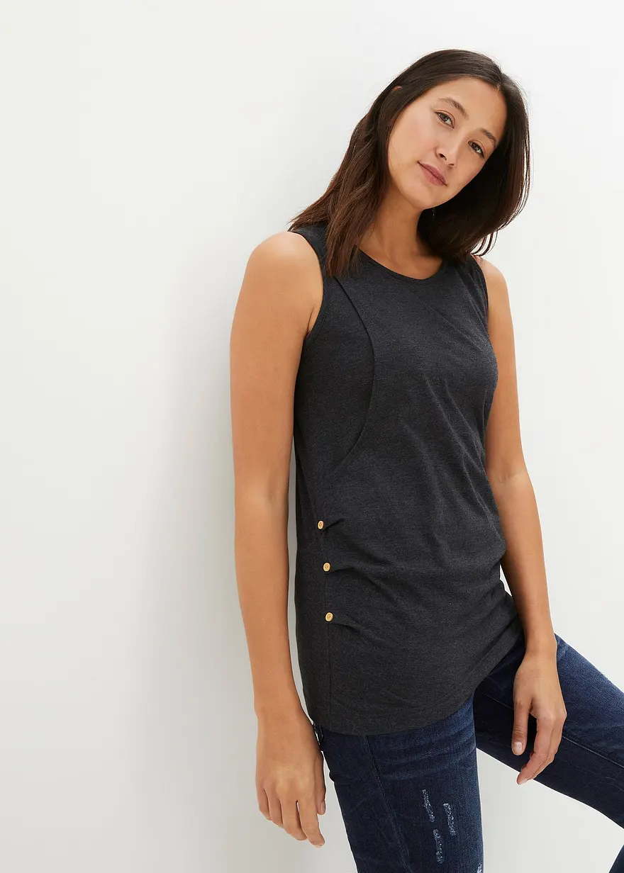 2-in-1 Umstands- und Stilltop aus Jersey