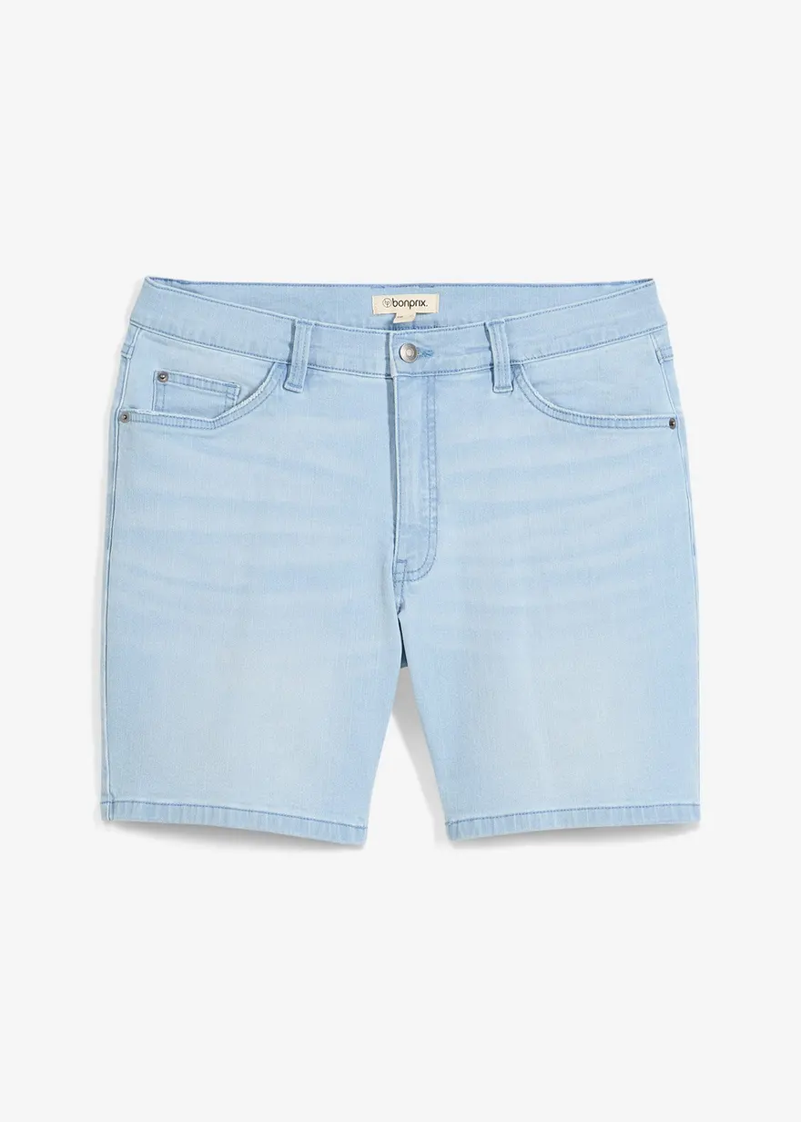 Stretch-Jeans-Shorts, Loose Fit extra weit