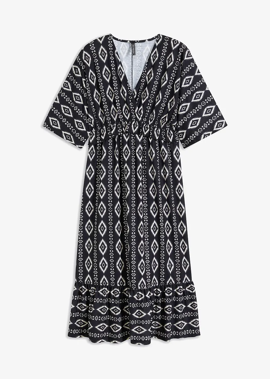 Bedrucktes Midikleid aus Jersey