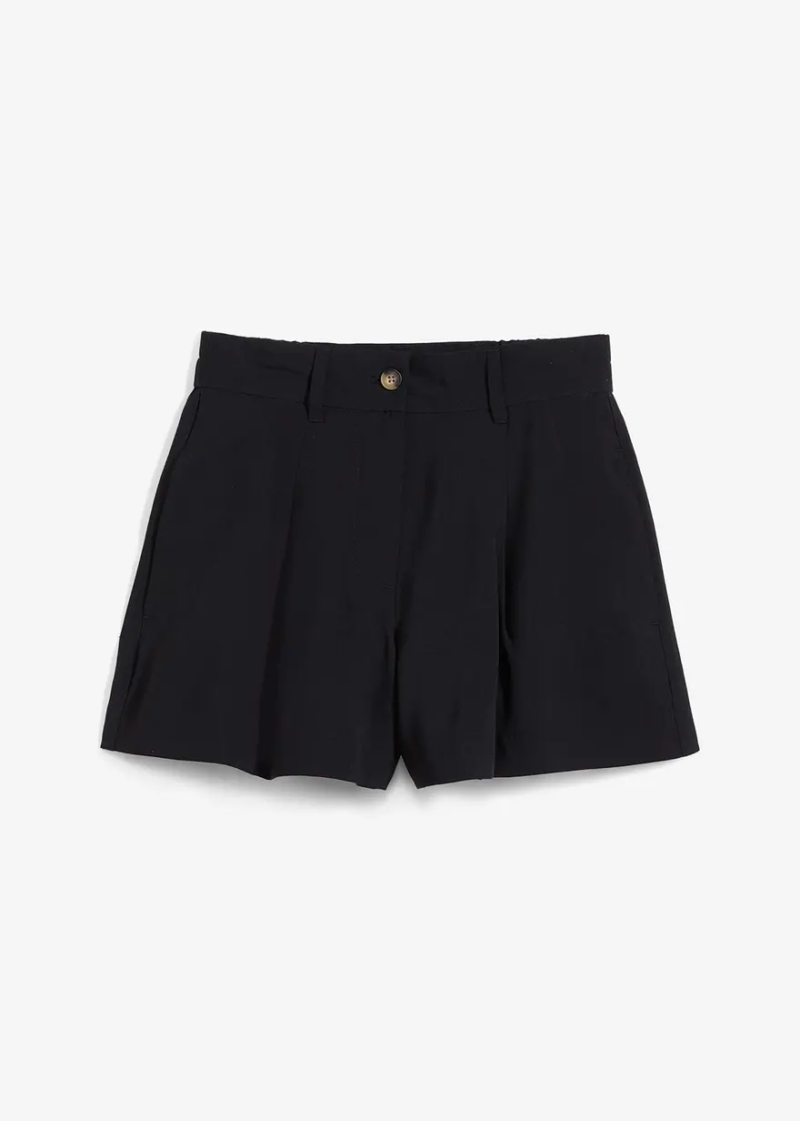 Shorts aus feiner Viskose