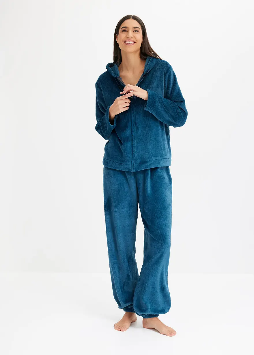 Loungewear Hausanzug aus Kuschelfleece