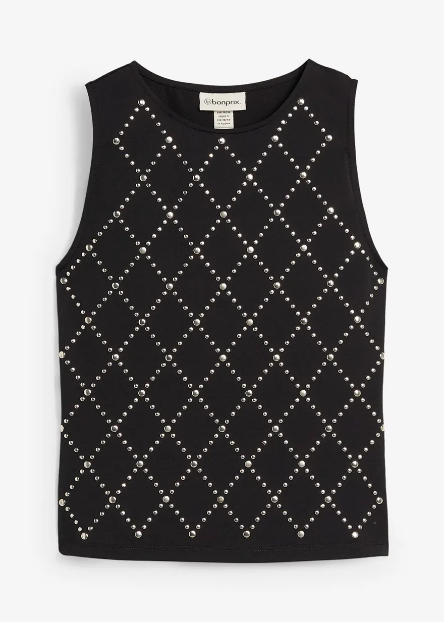 Tanktop mit Nieten