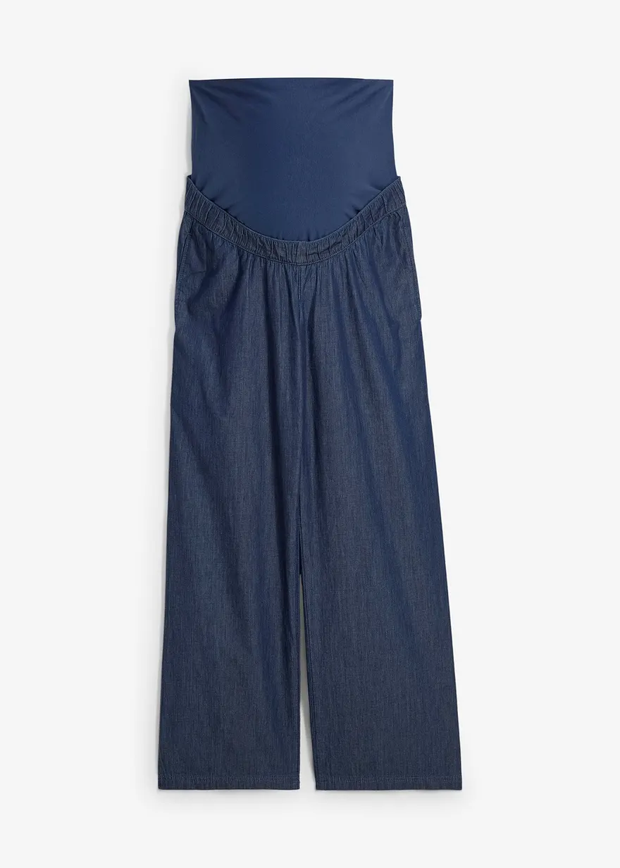 Weite Umstandsjeans aus reiner Bio-Baumwolle, Ankle Length