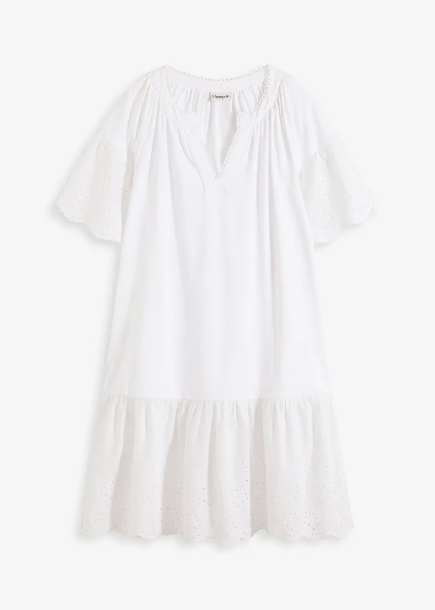 Tunika-Kleid aus reiner Bio-Baumwolle