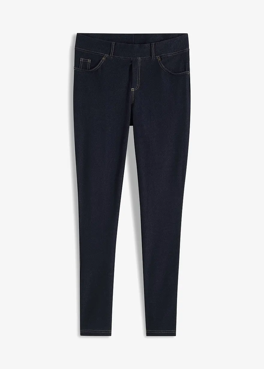 Leggings in Jeansoptik aus Baumwoll-Mix