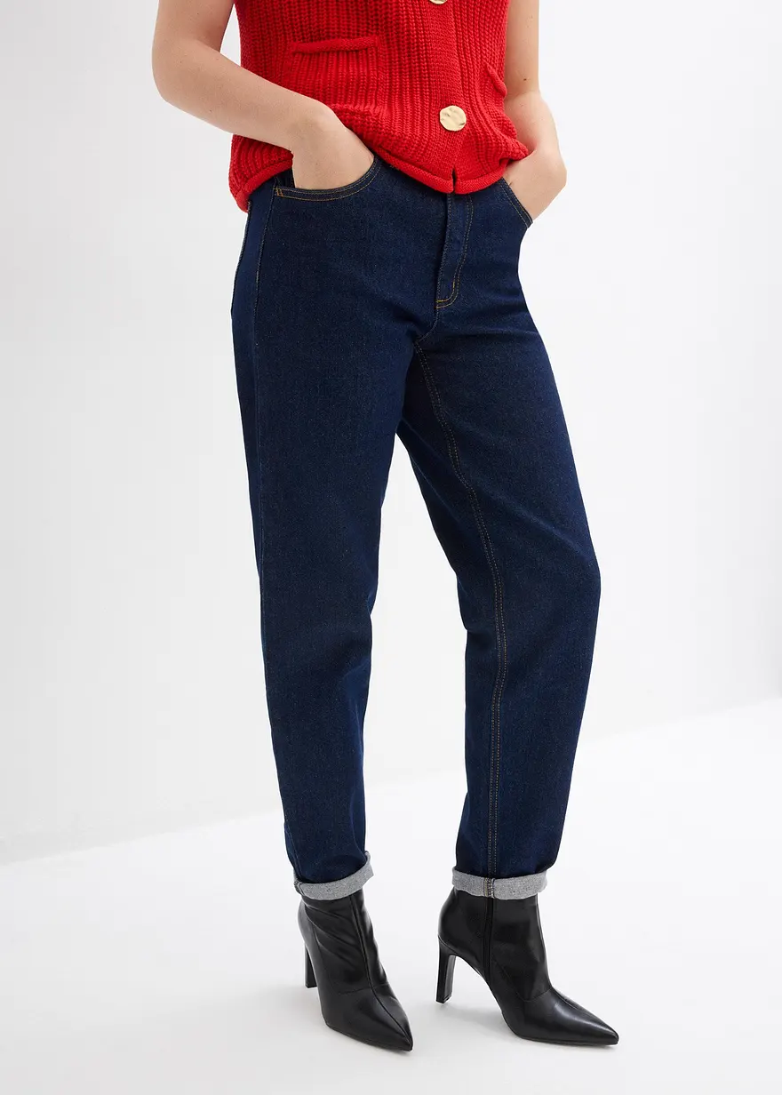 Mom Jeans High Waist, cropped