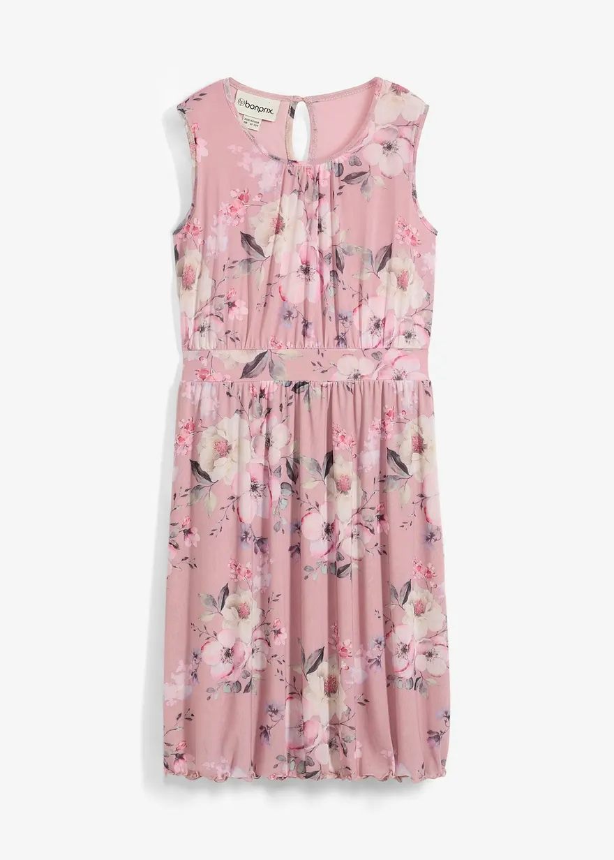 Bedrucktes Mesh-Kleid