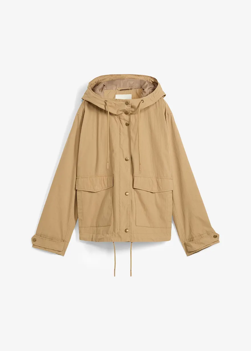 Übergangsjacke mit Kapuze