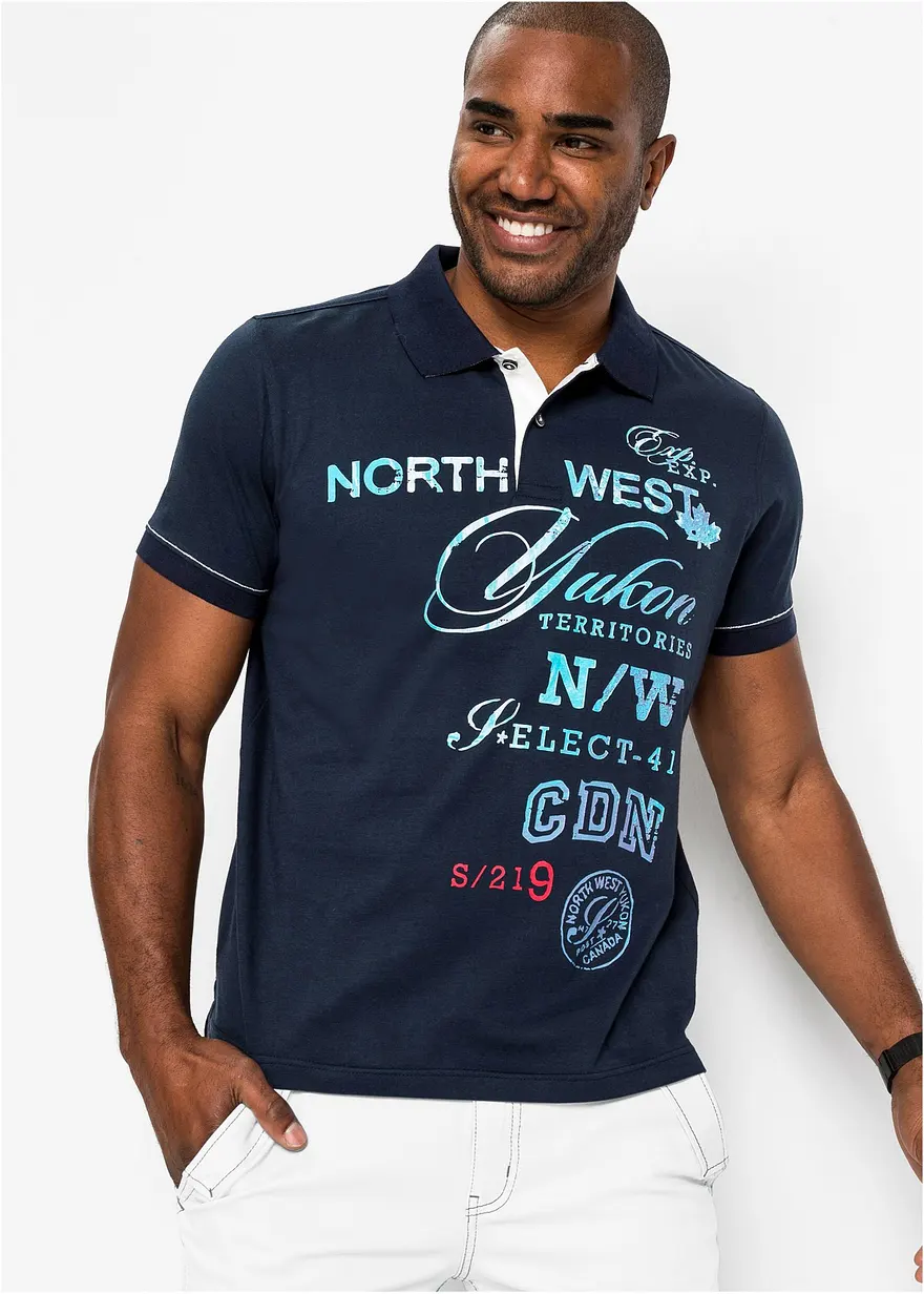 Poloshirt, Kurzarm aus Jersey