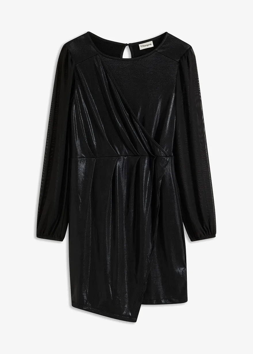 Minikleid mit Drapierung