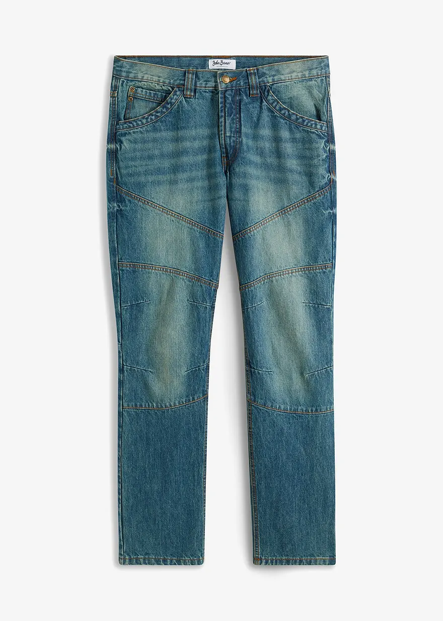 Regular Fit Jeans aus stabilem Denim, Straight
