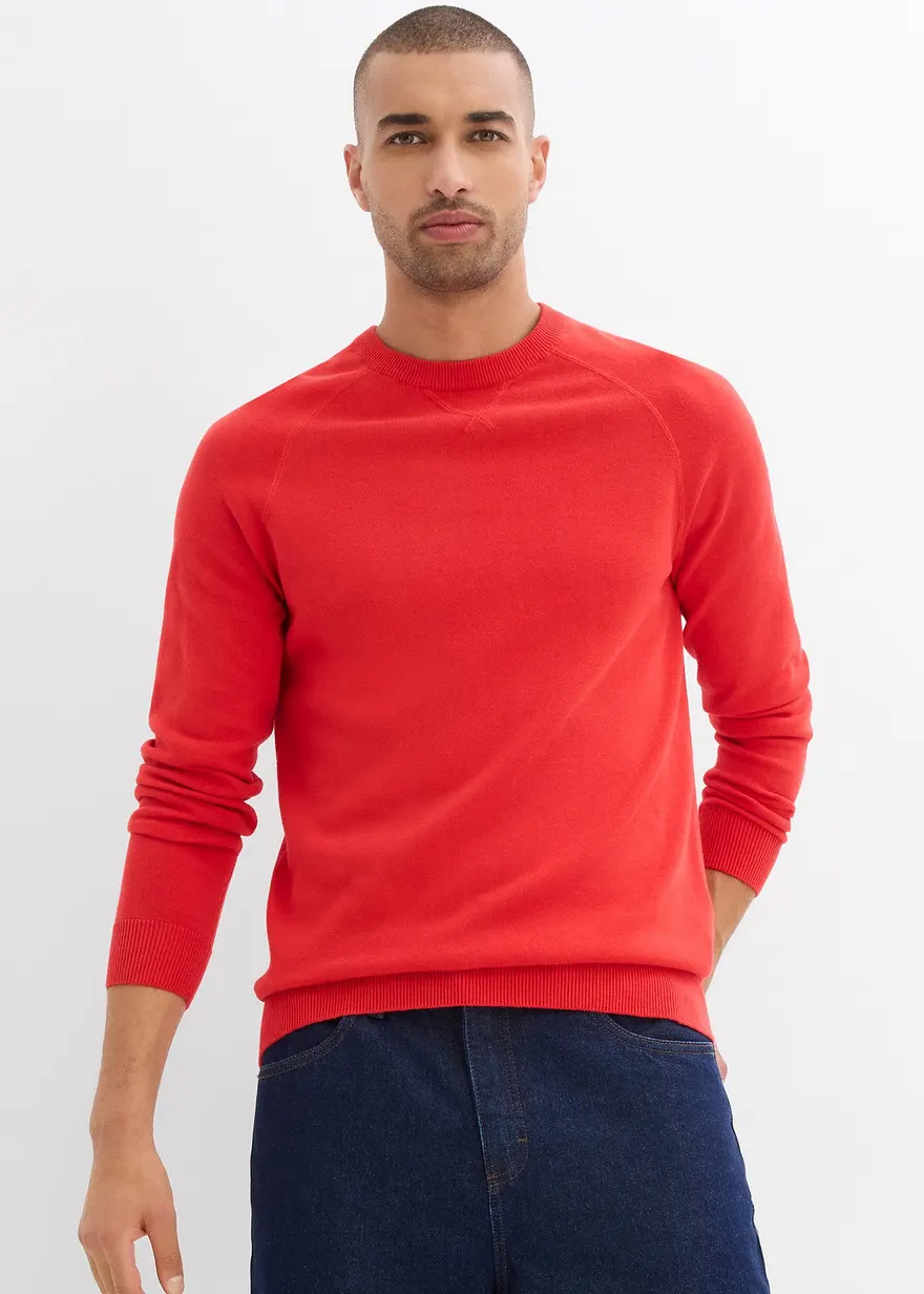 Feinstrickpullover (2er Pack) aus reiner Baumwolle
