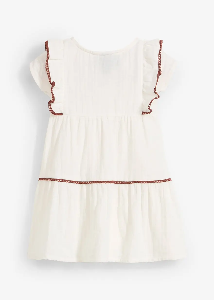 Musselin-Kleid aus reiner Baumwolle