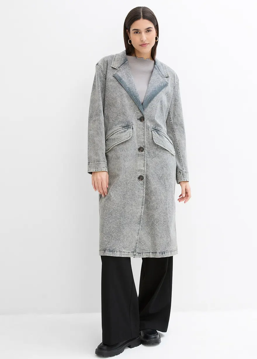 Trenchcoat aus Twill
