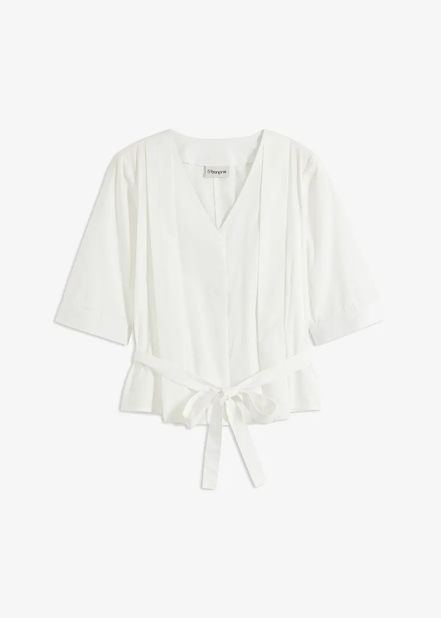 Bluse aus reiner Baumwolle
