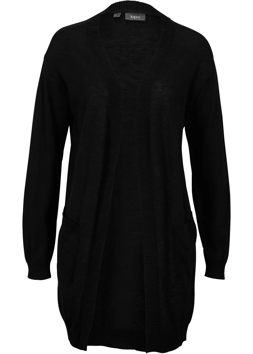Baumwoll-Feinstrickjacke