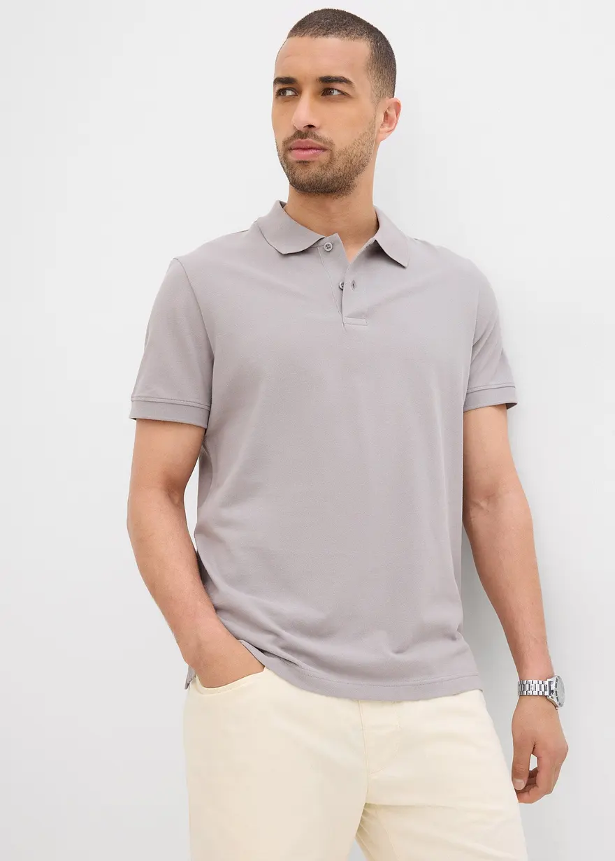 Piqué-Poloshirt aus reiner Bio-Baumwolle