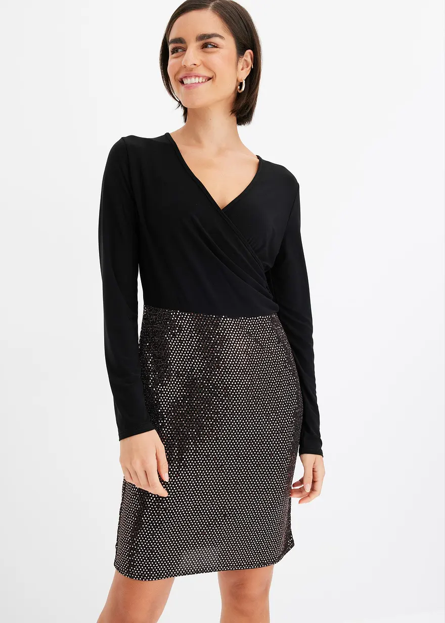 Kleid mit Pailletten