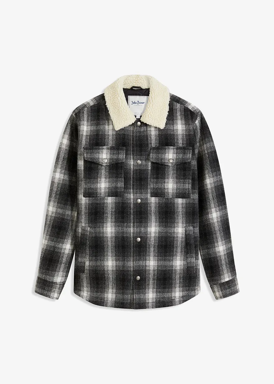 Hemdjacke mit Teddykragen