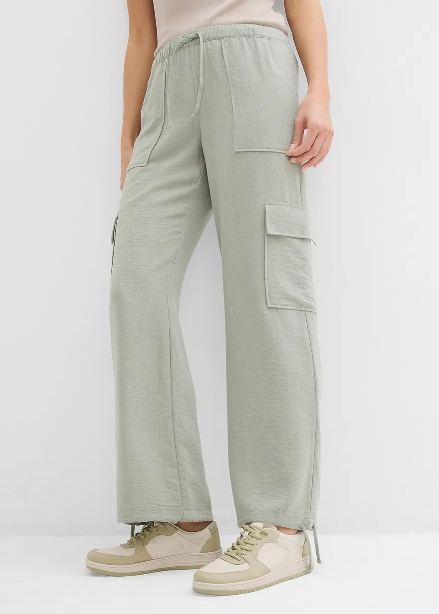 Cargohose aus fließender Qualität