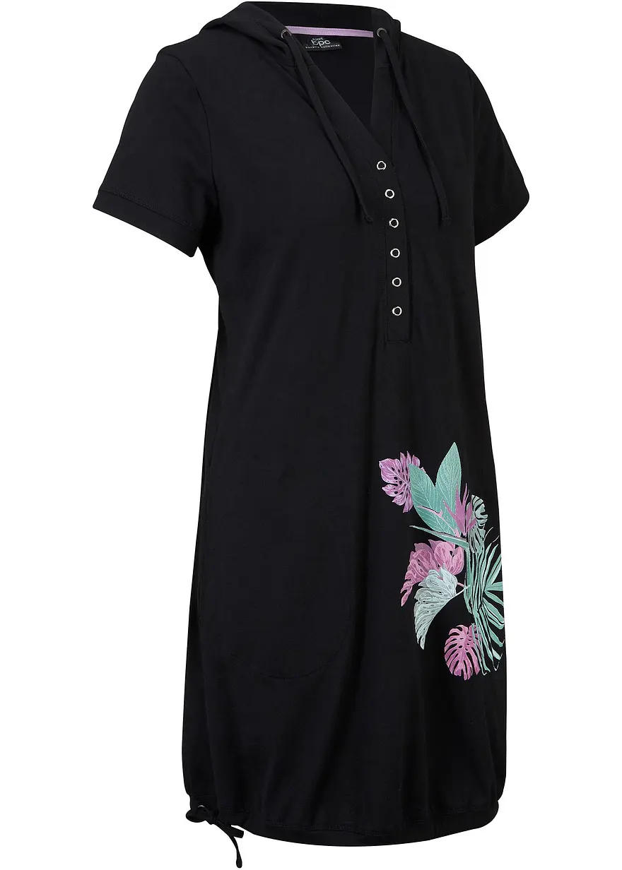 Shirtkleid aus reiner Baumwolle