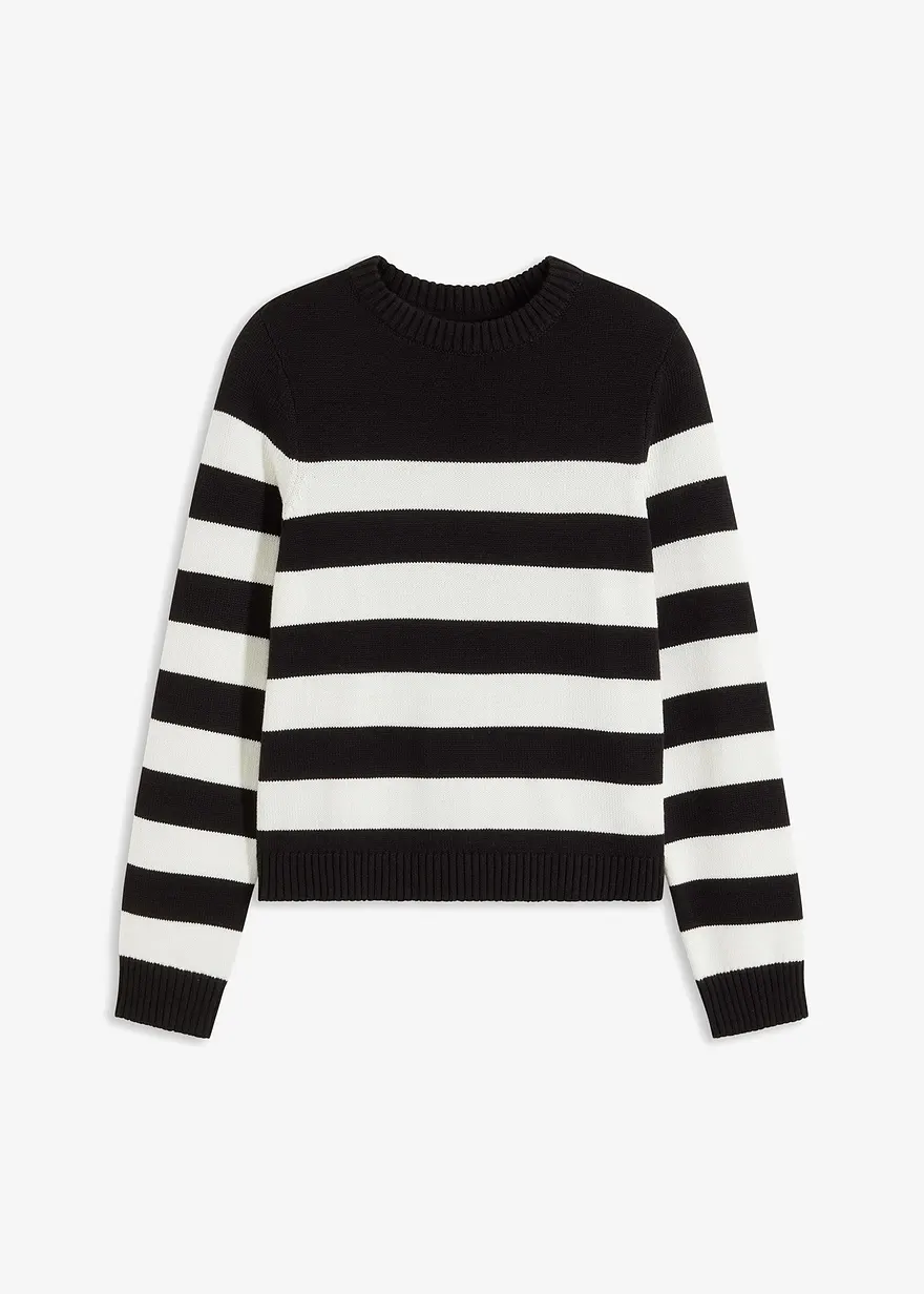 Gestreifter Pullover