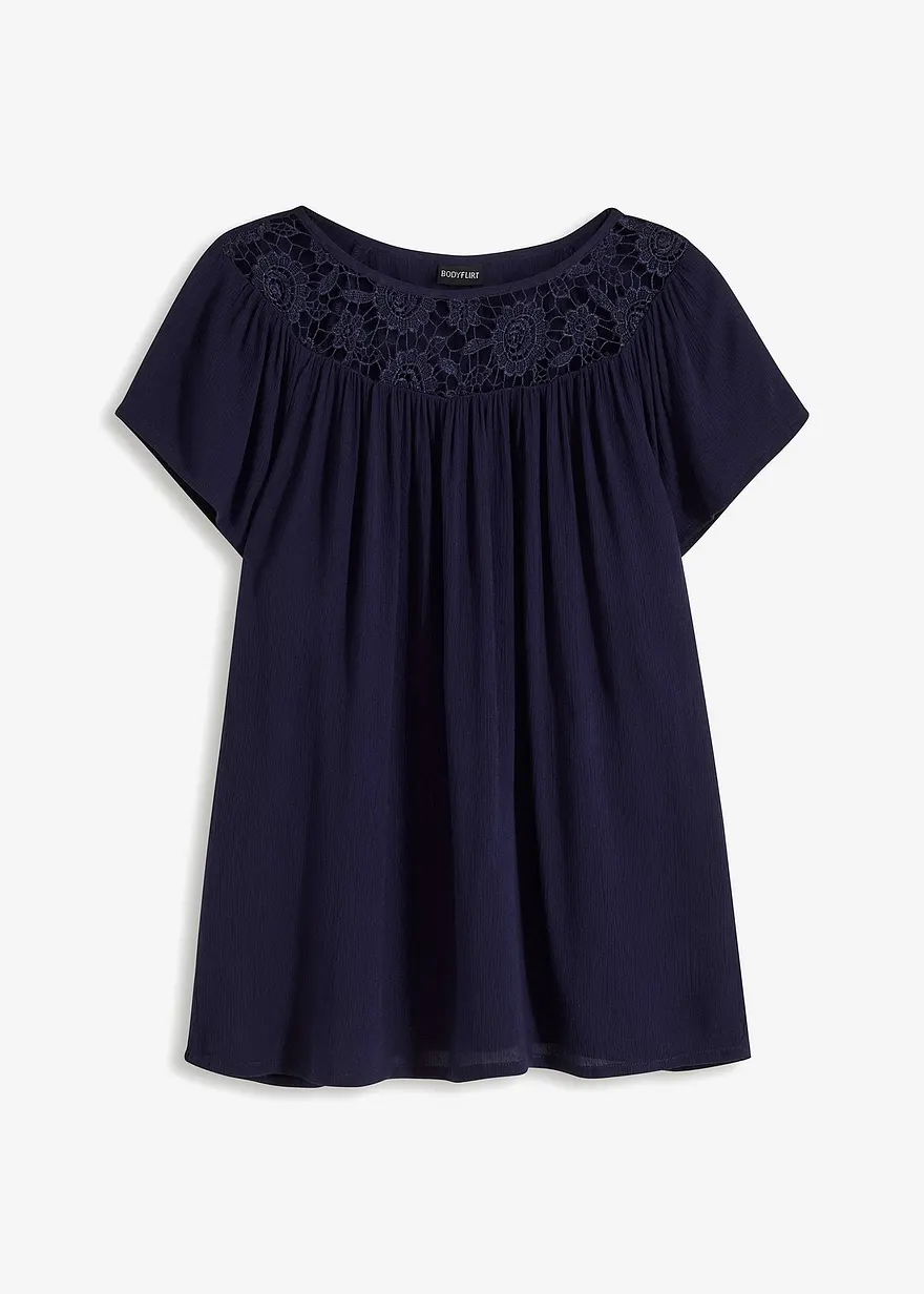 Bluse mit Spitze