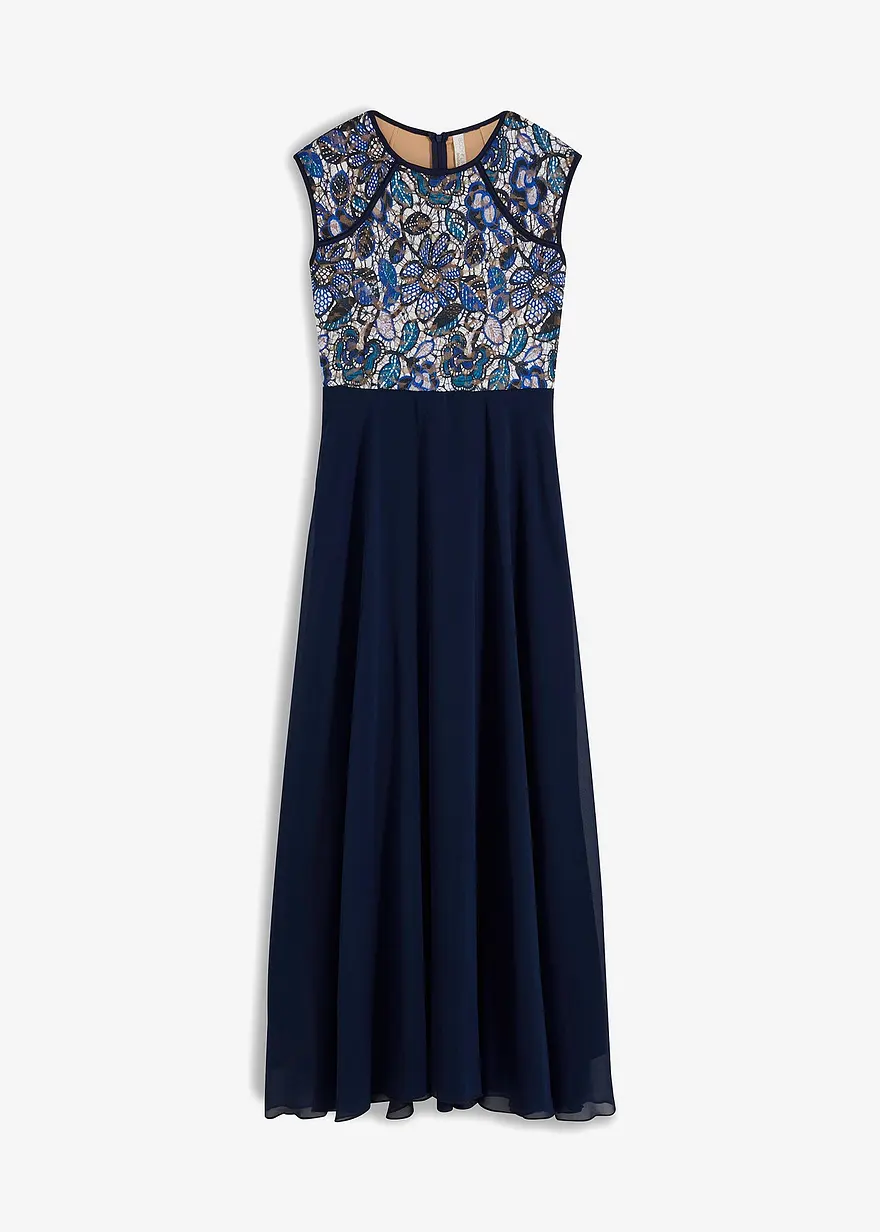 Maxikleid mit Spitze