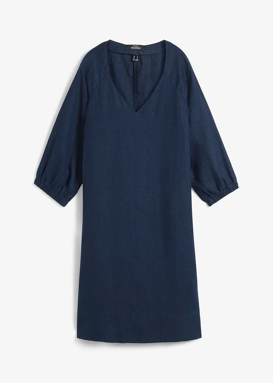 Kleid aus reinem Leinen, 3/4 Arm