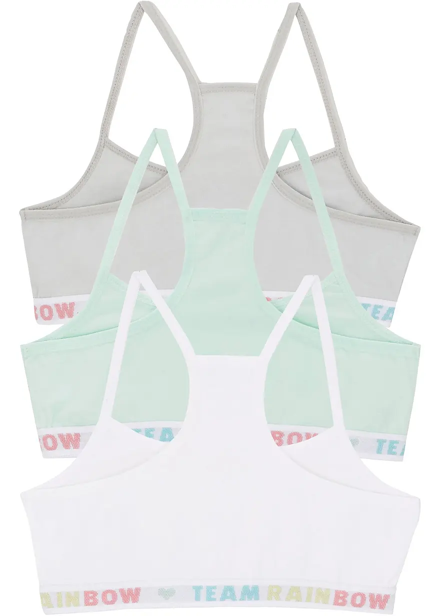 Bustier mit weicher Baumwolle (3er Pack)