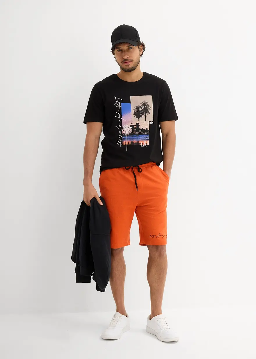T-Shirt und Sweatbermuda (2-tlg.Set)