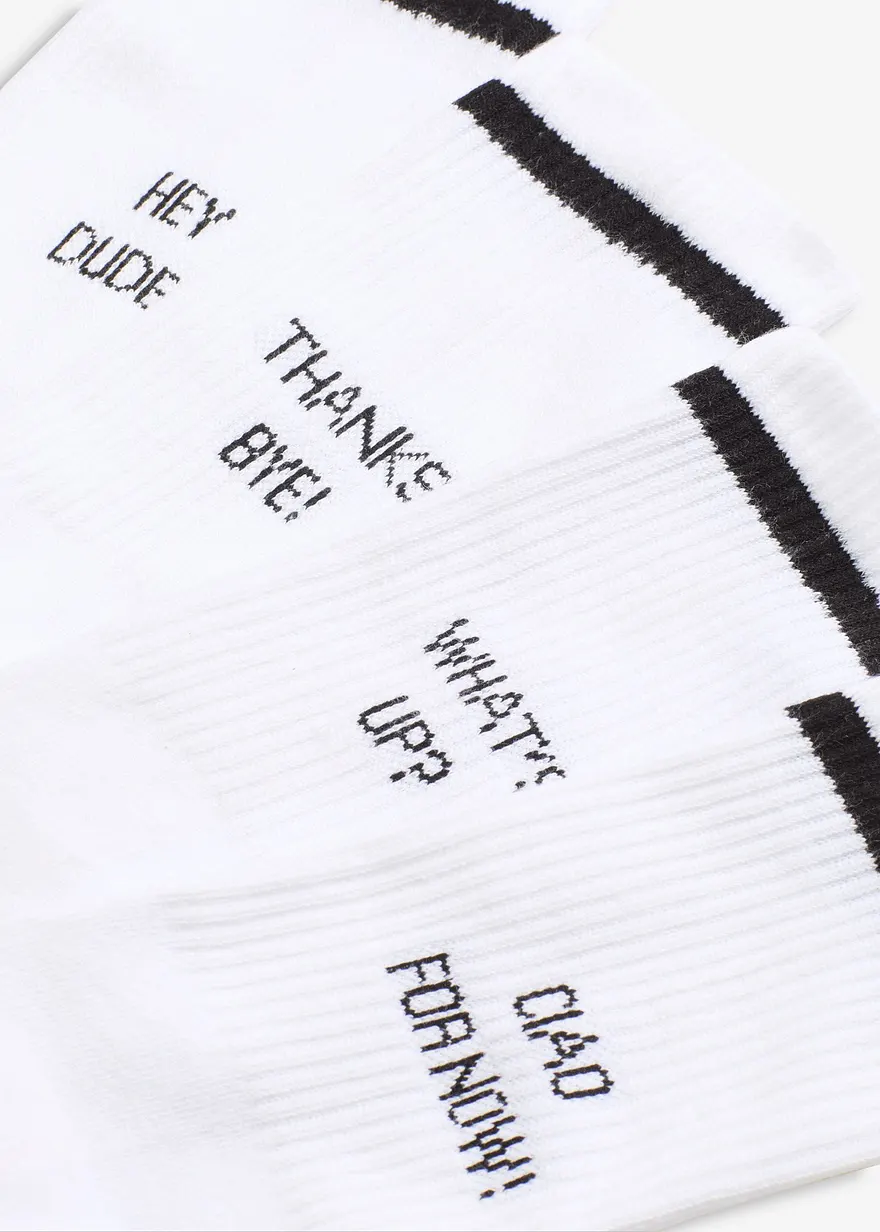 Tennissocken mit Bio-Baumwolle (4er Pack)