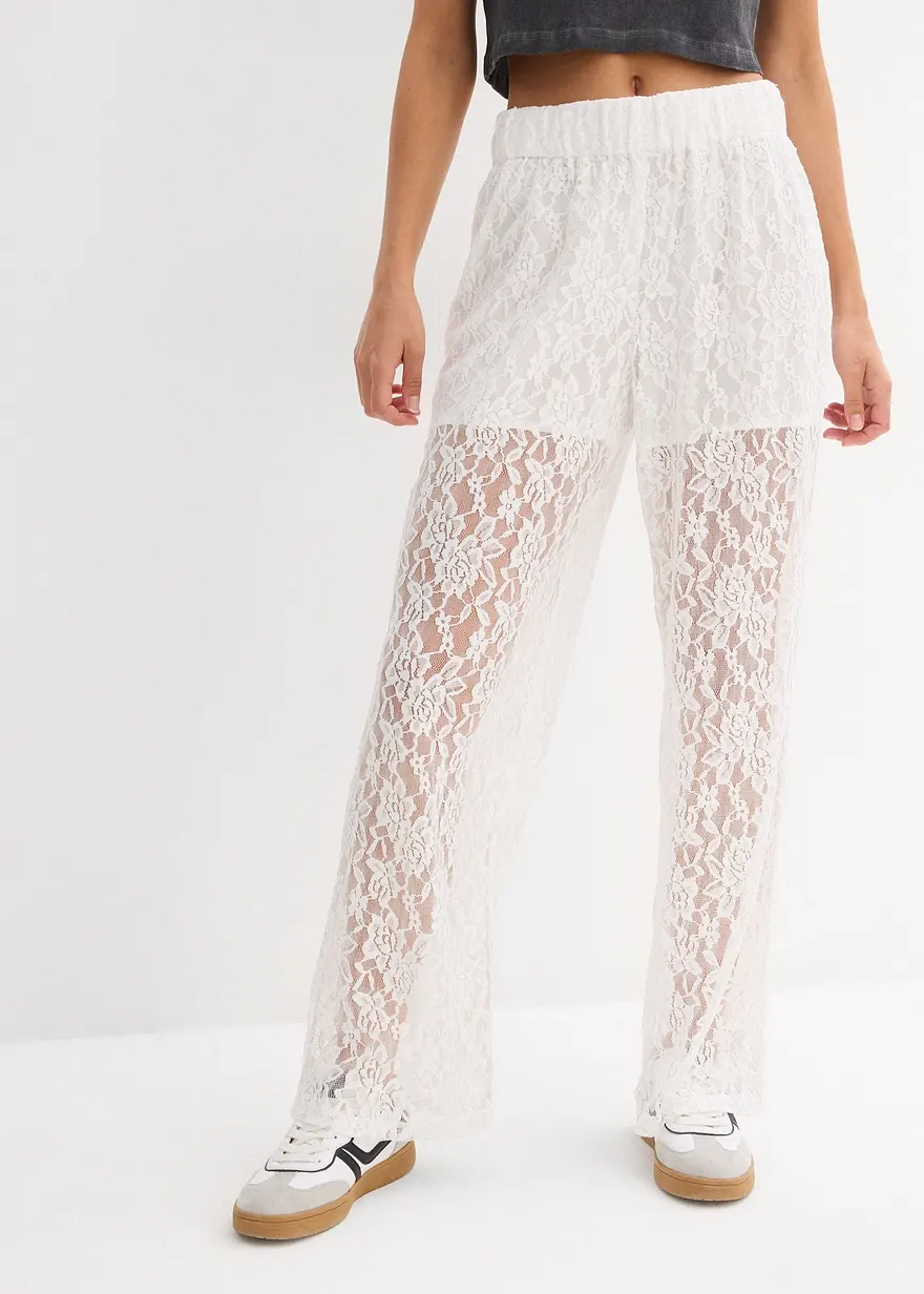 Schlupfhose mit Spitze