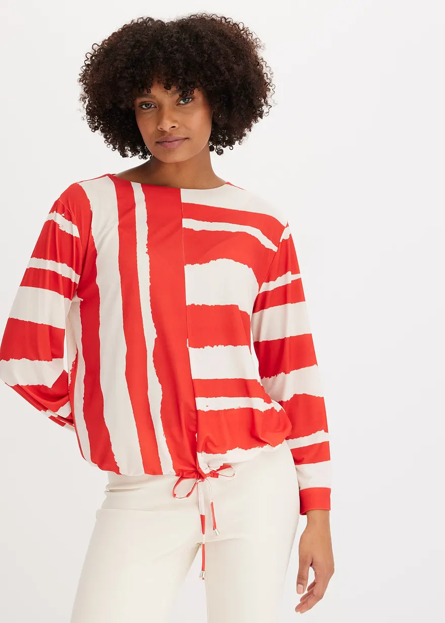 Shirt-Tunika mit Bindeband