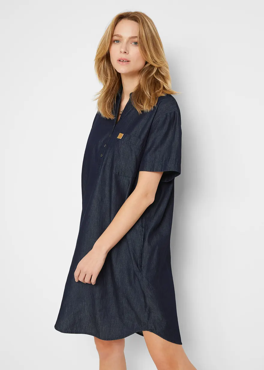 Jeanskleid, Kurzarm
