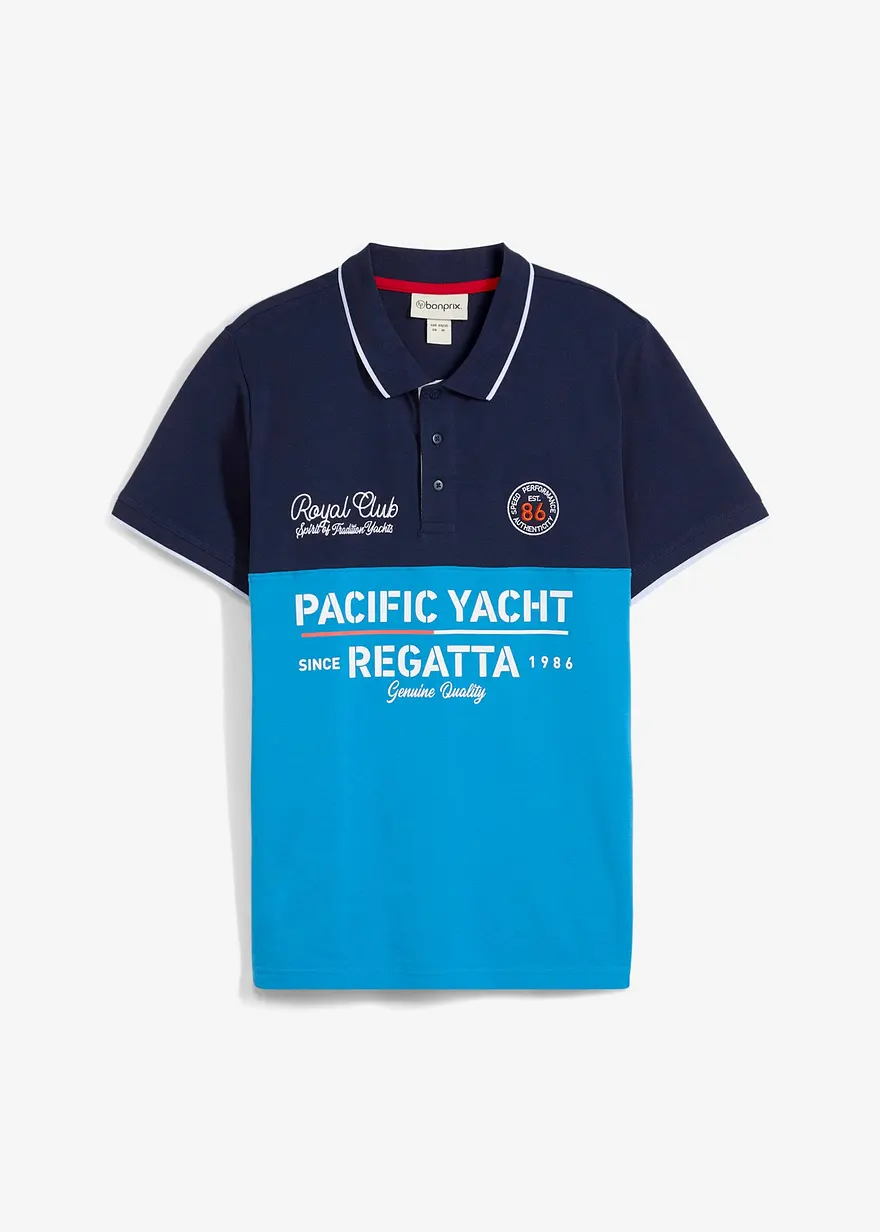 Piqué-Poloshirt aus reiner Bio-Baumwolle, Kurzarm