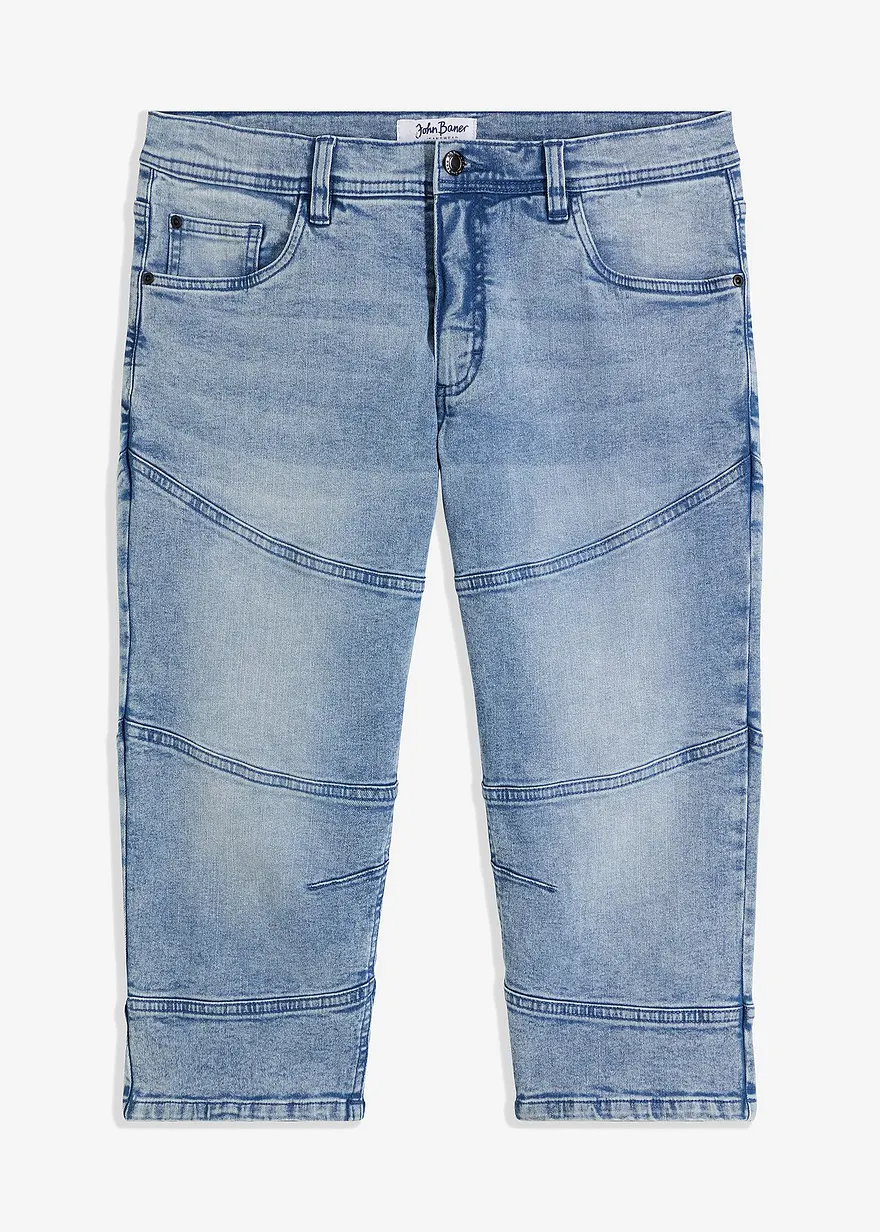 Regular Fit 3/4-Stretch-Jeans, Straight