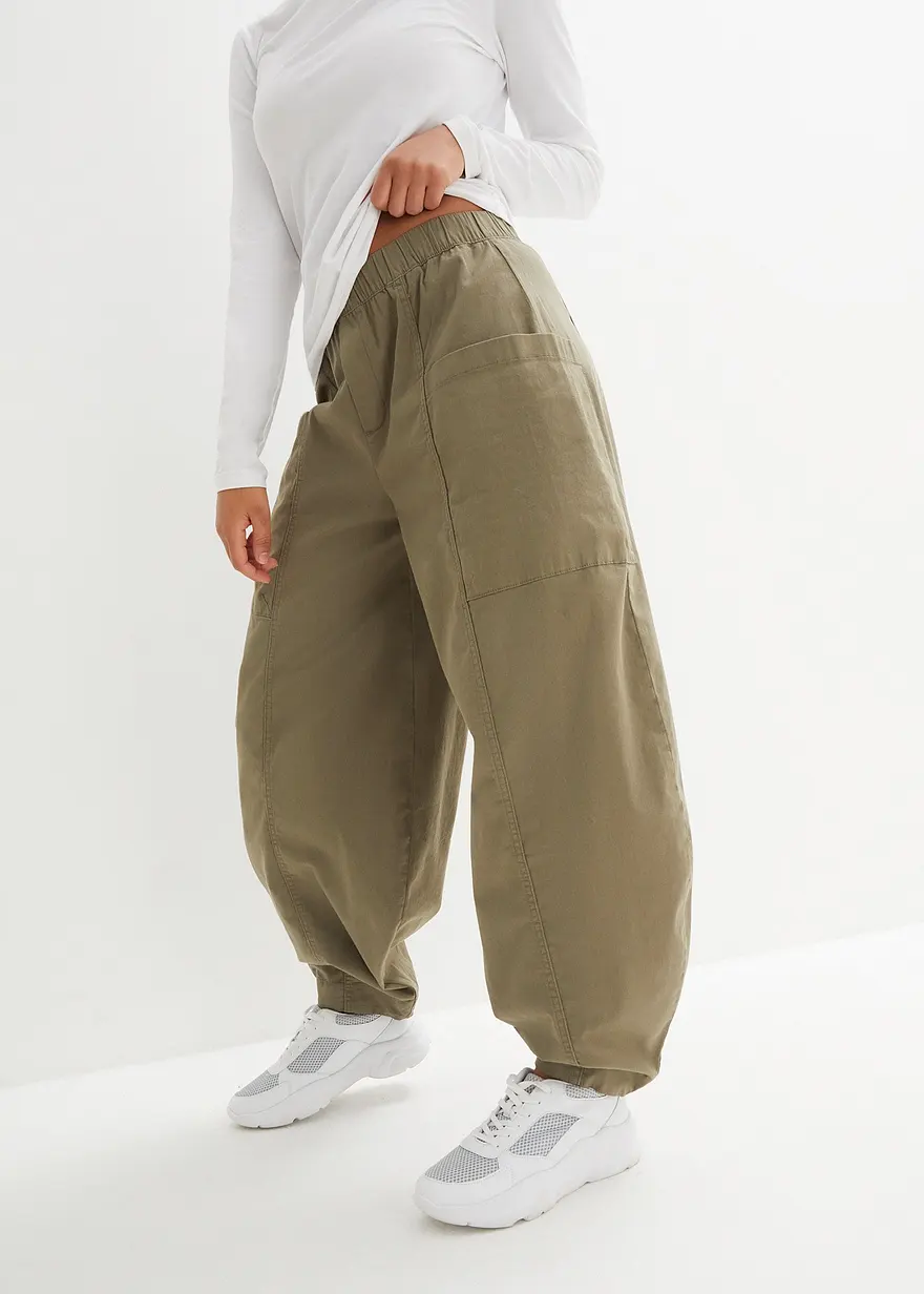 Twillhose aus elastischem Baumwoll-Mix