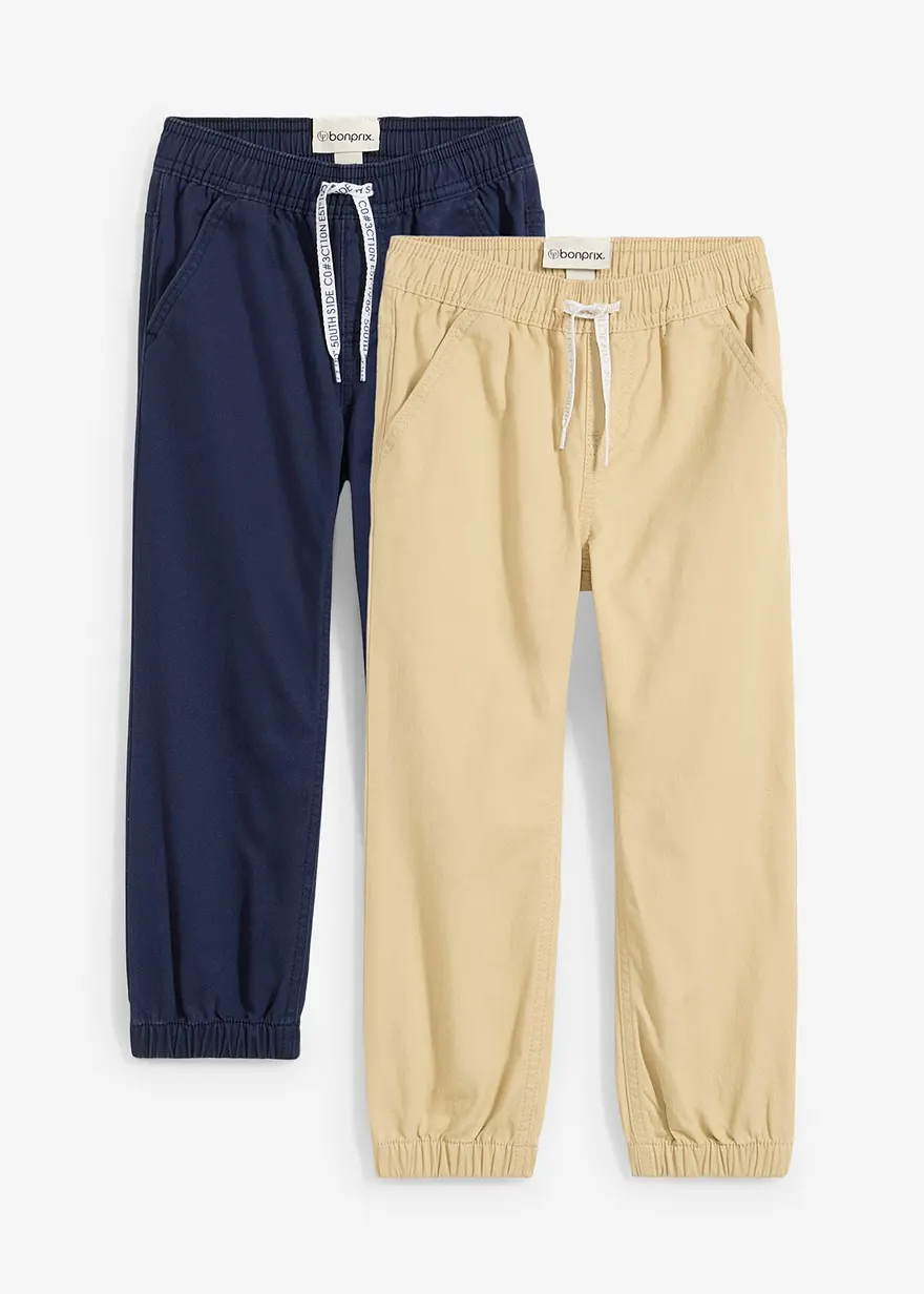 Schlupfhose aus reiner Baumwolle (2er Pack)