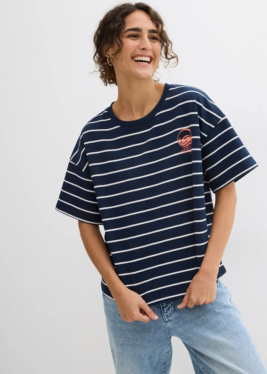 Sweatshirt aus weichem Baumwoll-Mix