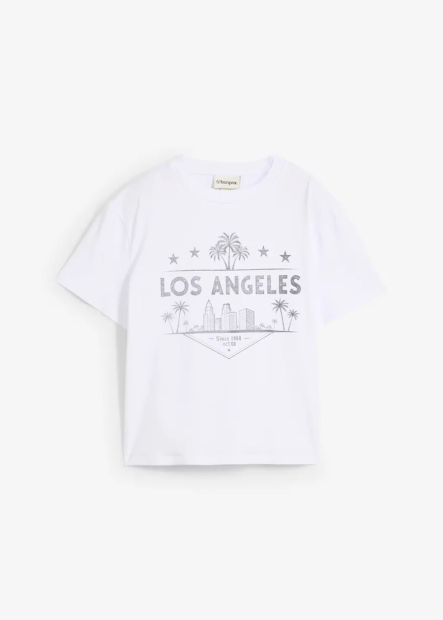 Verkürztes T-Shirt aus Jersey