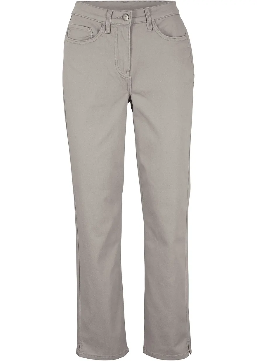 Stretchhose mit geradem Bein, Mid Waist