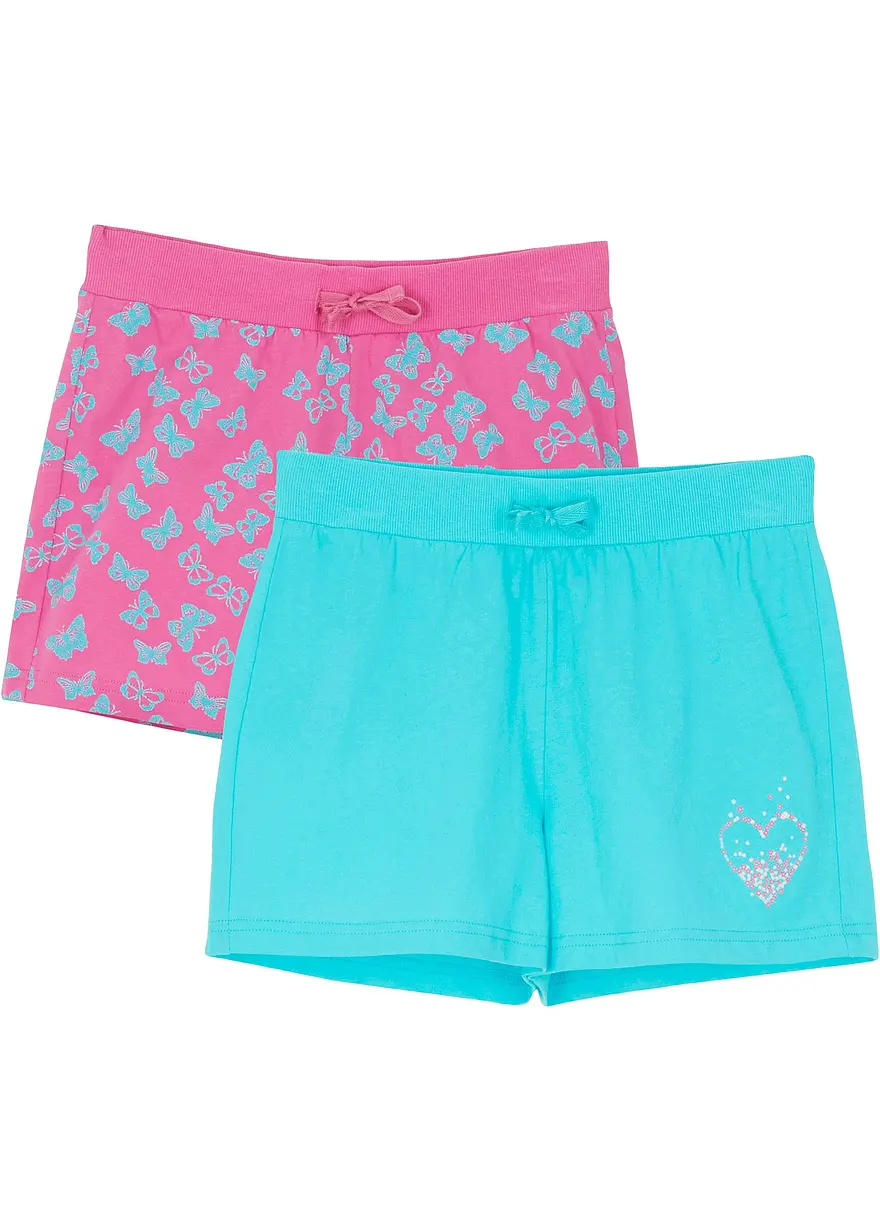 Shorts aus reiner Bio-Baumwolle (2er-Pack)