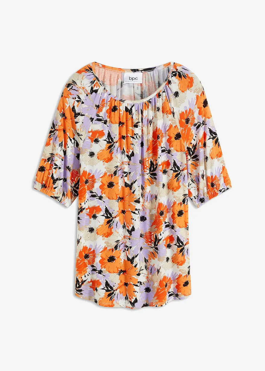 T-Shirt aus Viskose-Mix